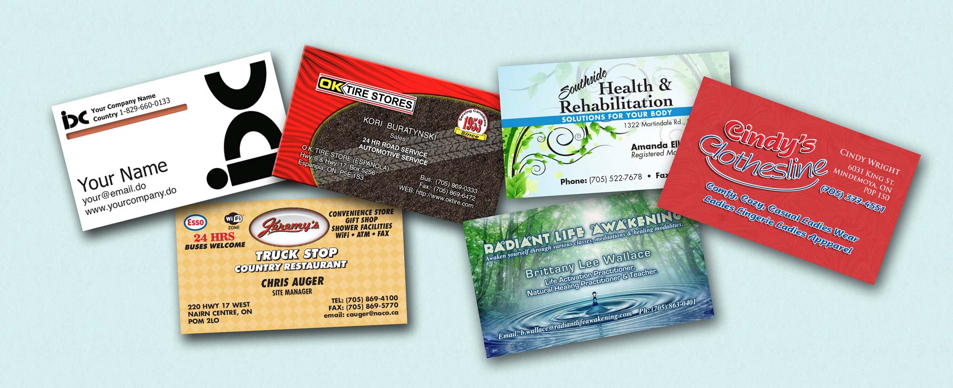 Business Cards Printing Ontario Sudbury